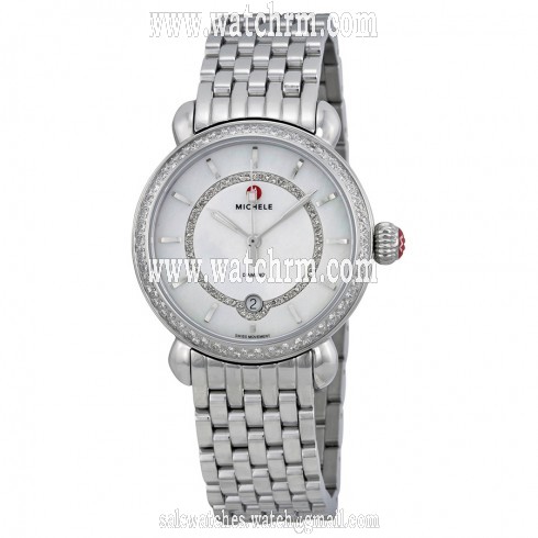 Michele CSX Elegance Stainless Steel Ladies Watch MWW03T000035