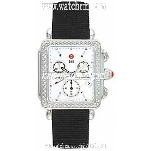 Michele Deco Diamond Black Ladies Watch MWW06A000027