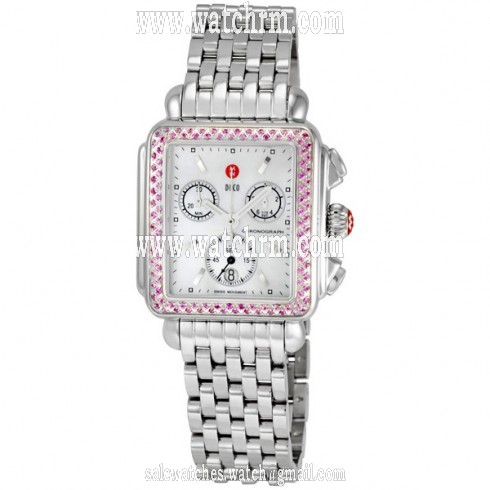 Michele Deco Diamond Mother of Pearl Ladies Watch MWW06A000231