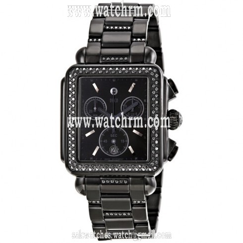 Michele Deco Diamond Noir Ladies Watch MWW06A000774