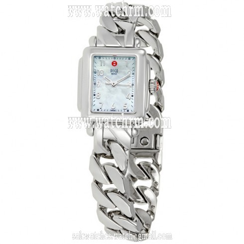 Michele Deco Mini ID Bracelet Watch MWW06D000085