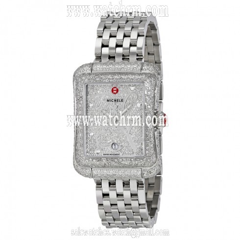 Michele Limited Edition Extreme Butterfly Ultimate Pave Diamond Ladies Watch MWW04B000022