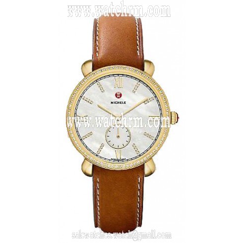 Michele Gracile Diamond Mother of Pearl Dial Ladies Watch MWW26A000010