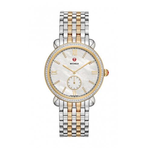 Michele Gracile Mother of Pearl Dial Ladies Watch MWW26A000003