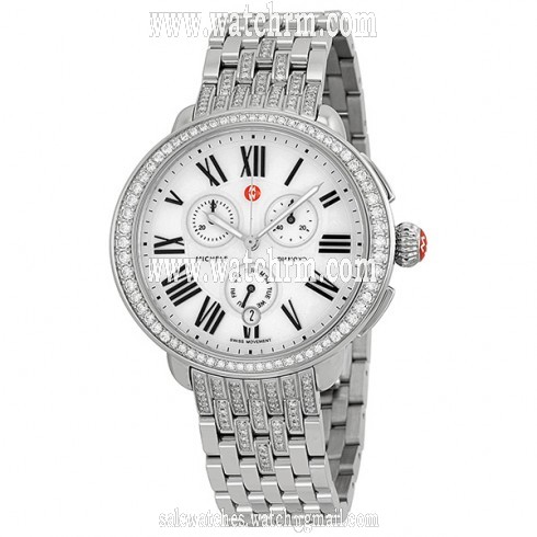Michele Serein Glamour Chronograph Diamond Ladies Watch MWW21C000002