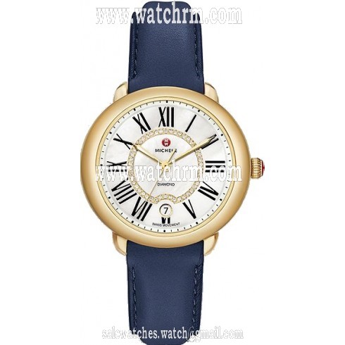 Michele Serein Mother of Pearl Dial Ladies Watch MWW21B000057