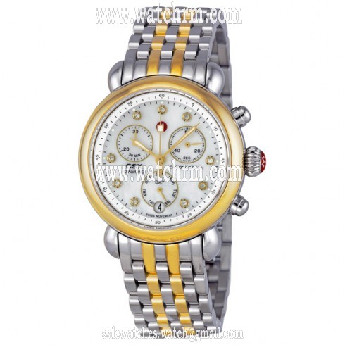 Michele Signature CSX-36 Two-tone Stainless Steel Watch MWW03M000164