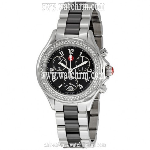 Michele Tahitian Ceramic Chronograph Ladies Watch MWW12E000003