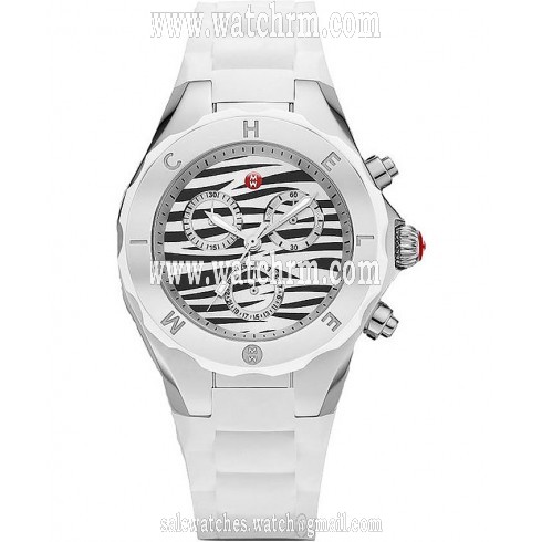 Michele Tahitian Jelly Beans Zebra Print Dial Ladies Watch MWW12F000055