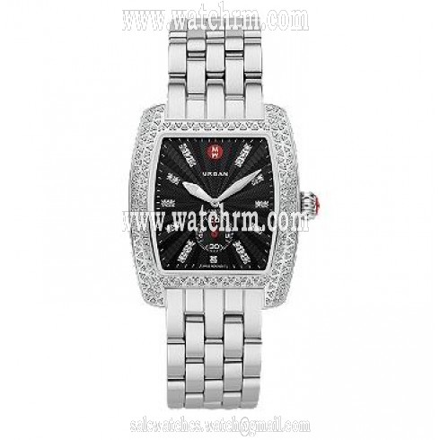 Michele Urban Diamond Steel Bracelet Ladies Watch MWW02M000023