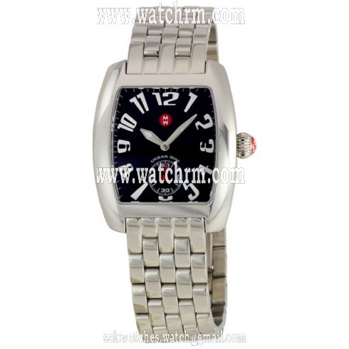 Michele Urban Mini Black Dial Watch MWW02A000404
