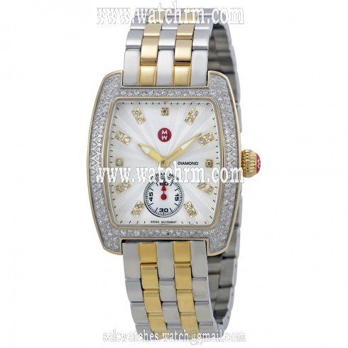 Michele Urban Mini Diamond Bezel Ladies Watch MWW02A000558