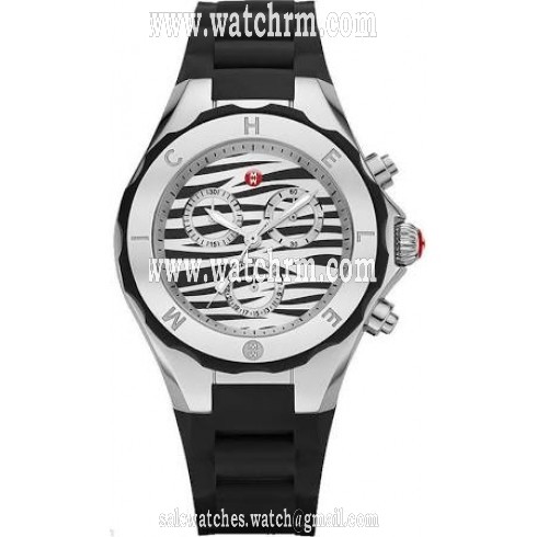 MicheleTahitian Jelly Bean Zebra Print Dial Ladies Watch MWW12F000053