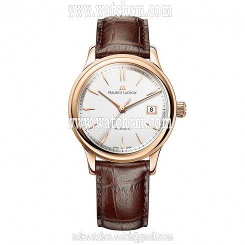 Maurice Lacroix Les Classiques Date White Dial Automatic Men's Watch LC6037-PG101-130