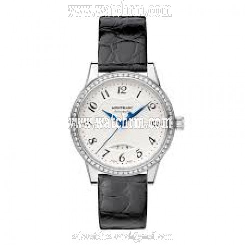 Montblanc Boheme Date Silvery White Guilloche Dial Automatic Ladies Watch 111057
