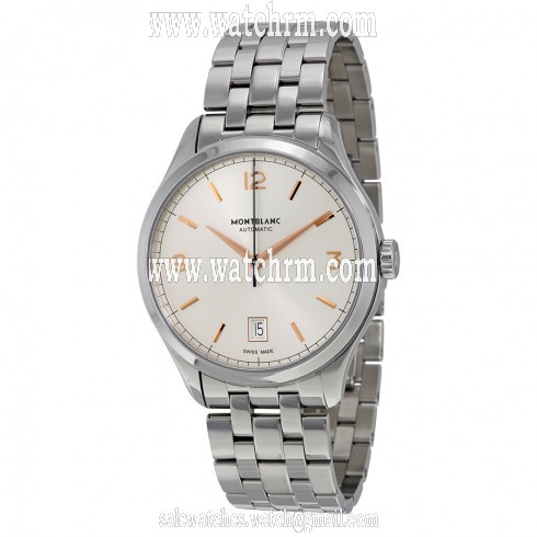 Montblanc Heritage Chronometrie Automatic Silvery-White Dial Men's Watch 112519