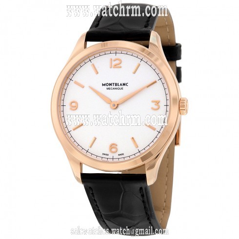 Montblanc Heritage Chronometrie Silvery White Dial Men's Watch 112516