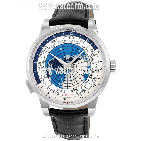 Montblanc Heritage Spirit Orbis Terrarum World Map Automatic Men's Watch 112308