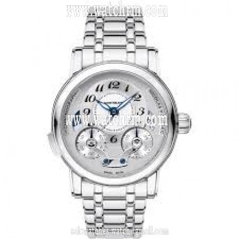 Montblanc Nicolas Rieussec Silver Dial Chronograph Stainless Steel Men's Watch 111833
