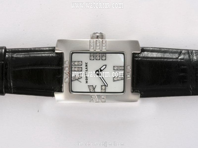 Montblanc Profile Jewellery 104255 Quartz 23x32mm White Dial Watch
