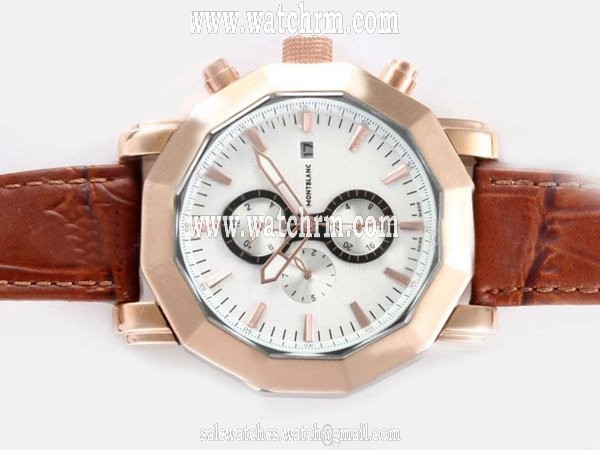 Montblanc Sport Chronograph 104280 White Dial Automatic 44mm Watch