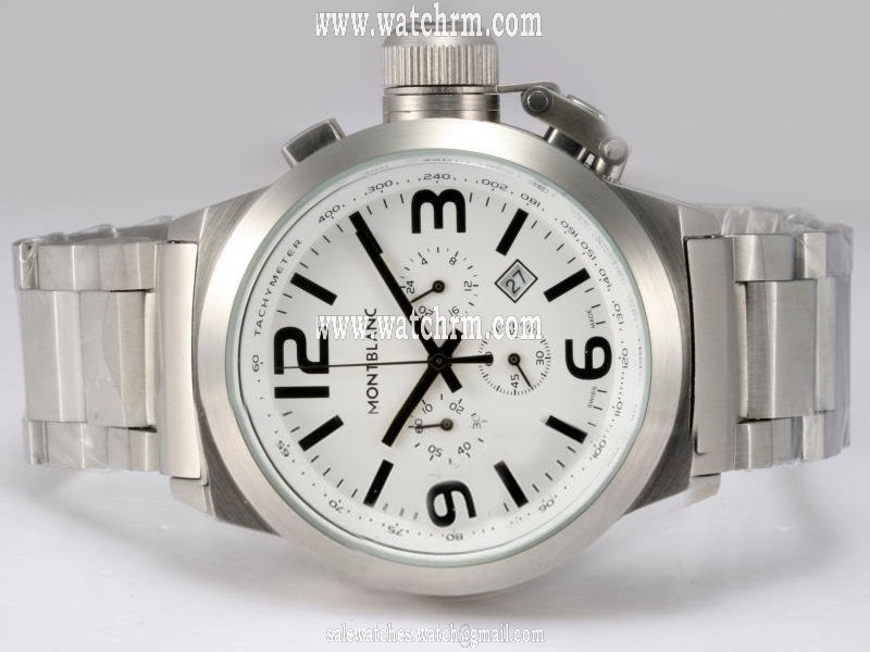 Montblanc Star Automatic 05224 Mens Stainless Steel Bezel Quartz Chronograph Watch