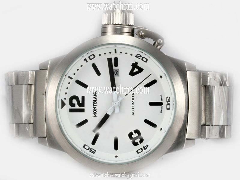 Montblanc Star Automatic 05224 White Dial Stainless Steel Bezel Stainless Steel Case Watch