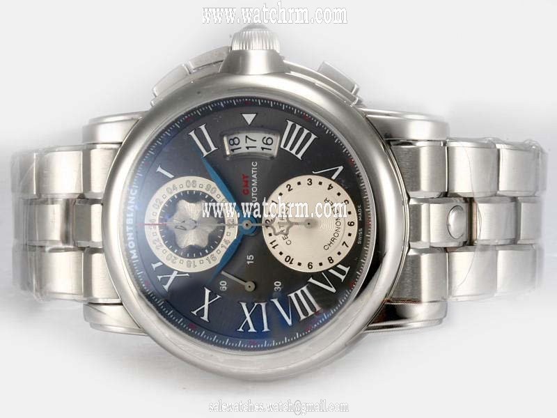 Montblanc Star Automatic 102377 Mens Stainless Steel Case Round Watch