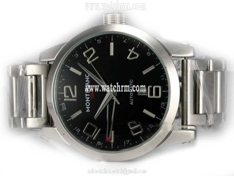 Montblanc Star Automatic 35871 Mens 43mm White Stainless Steel Strap Watch