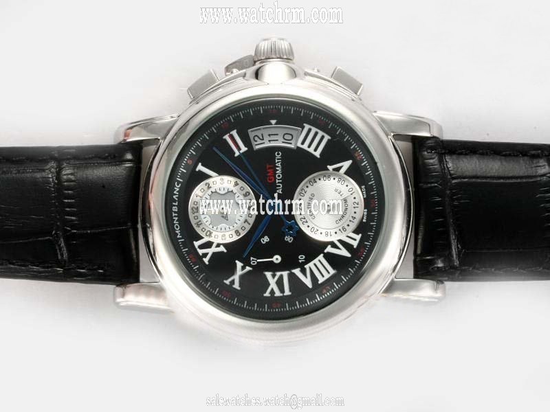 Montblanc Star Chrono GMT 101638 Black Dial Automatic 42mm Watch