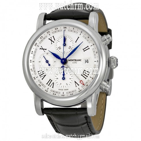 Montblanc Star Chronograph UTC Automatic Stainless Steel Men's Watch 107113