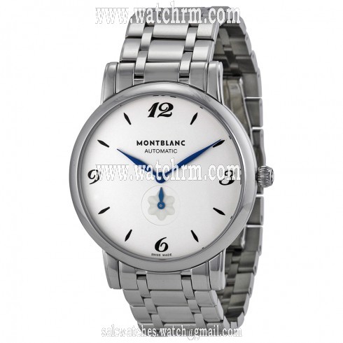 MontBlanc Star Classique Automatic White Silver Dial Unisex Watch 110589