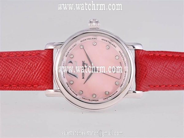 Montblanc Star Jewellery 38872 Womens 33mm Red Crocodile Leather Strap Watch