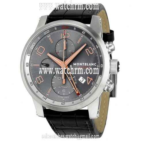 Montblanc Timewalker Automatic Chronograph Anthracite Dial Men's Watch 107063