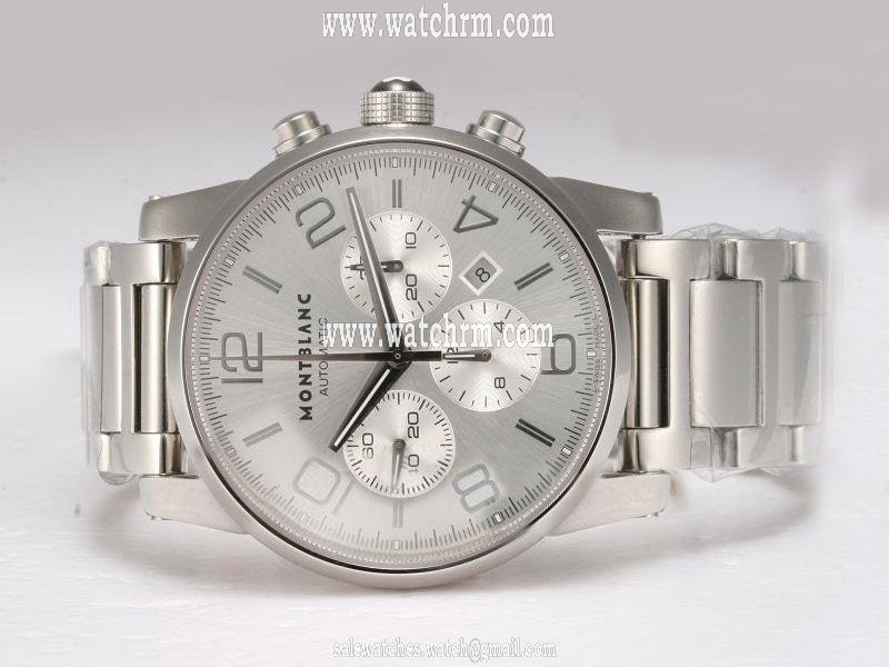 Montblanc Timewalker Chronograph 09669 Automatic Mens Round Watch