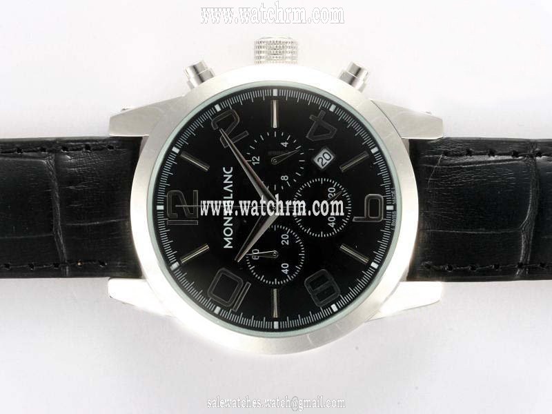 Montblanc Timewalker Chronograph 09670 Mens Quartz Chronograph Round Watch