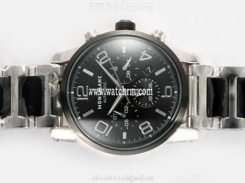 Montblanc Timewalker Chronograph 9668 43mm Mens Automatic Watch