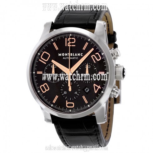 Montblanc Timewalker Chronograph Automatic Black Dial Men's Watch 101548