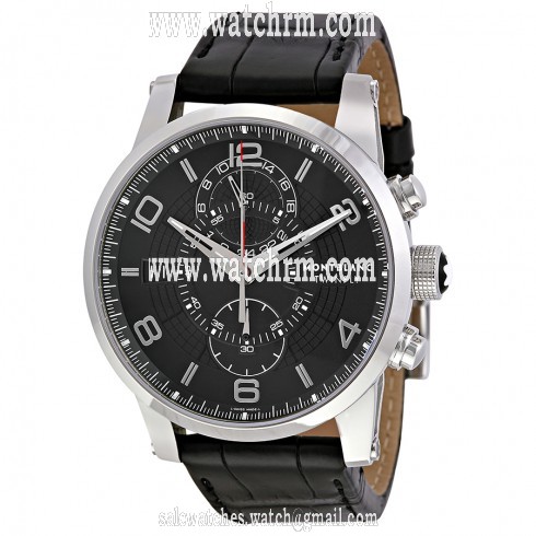 Montblanc Timewalker Chronograph Black Dial Men's Watch 105077