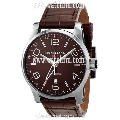 Montblanc Timewalker GMT Brown Dial Men's Watch 106593