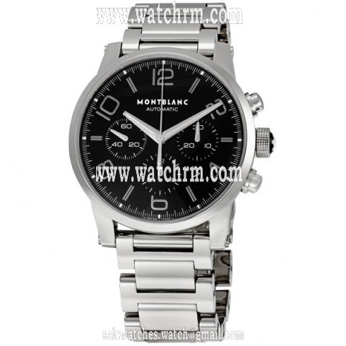 Montblanc Timewalker Stainless Steel Men's Watch 9668