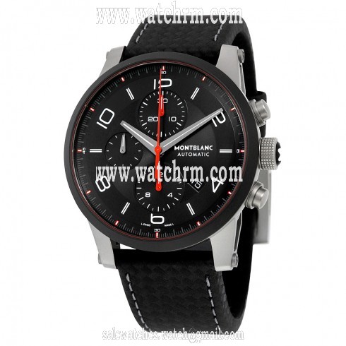 Montblanc Timewalker Urban Speed Chronograph Automatic Black Dial Men's Watch 112604