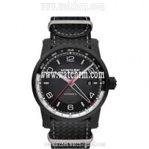 Montblanc Timewalker Urban Speed UTC E-Strap Black Dial Automatic Men's Watch 113828