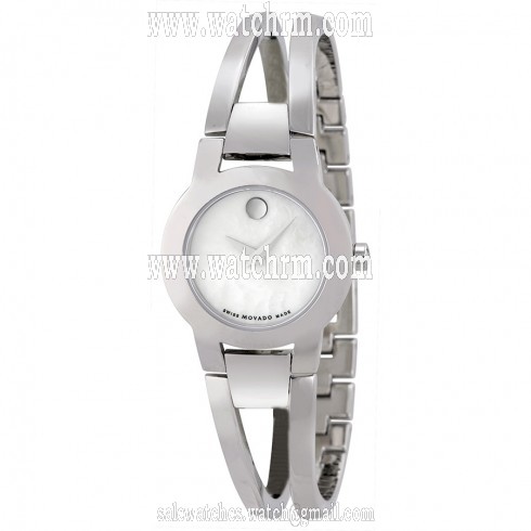 Movado Amorosa Mother of Pearl Dial Stainless Steel Ladies Watch 0606538