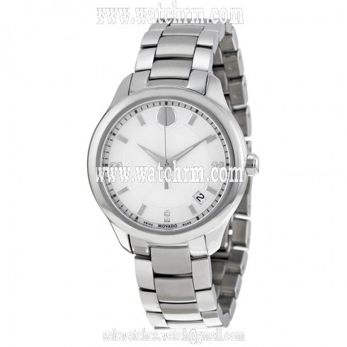 Movado Bellina White Mother Of Pearl Dial Ladies Stainless Steel Watch 0606978
