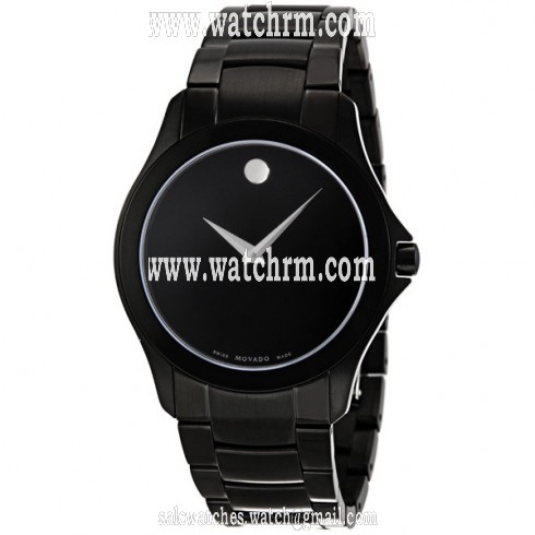 Movado Black Ion-plated Stainless Steel Museum Men's Watch 0606486