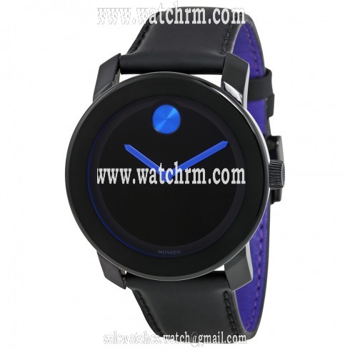 Movado Bold 42 mm Black Dial Unisex Watch 3600015