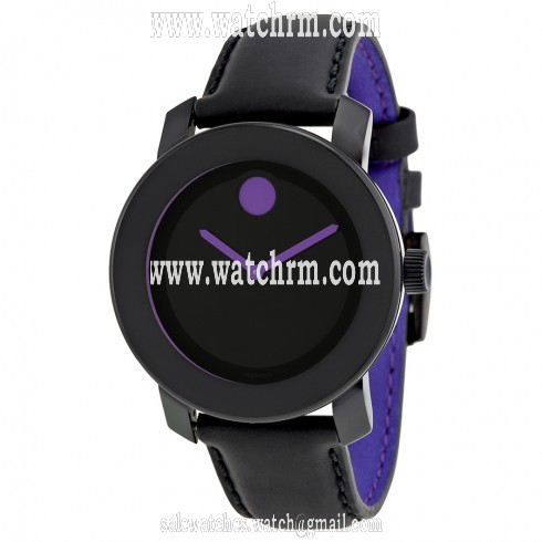 Movado Bold Black and Purple Unisex Watch 3600165