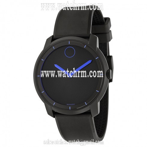 Movado Bold Black Dial Black Polyurethane Unisex Watch 3600191