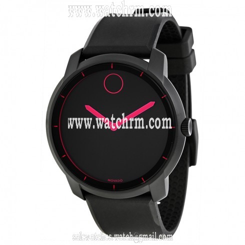 Movado Bold Black Dial Black Polyurethane Unisex Watch 3600192